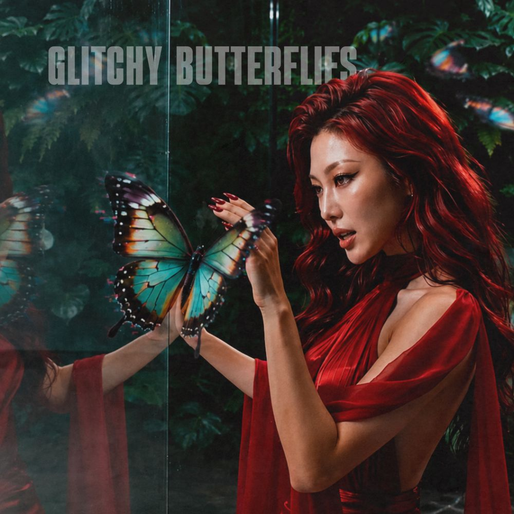 Glitchy Butterflies Release Title Cover
