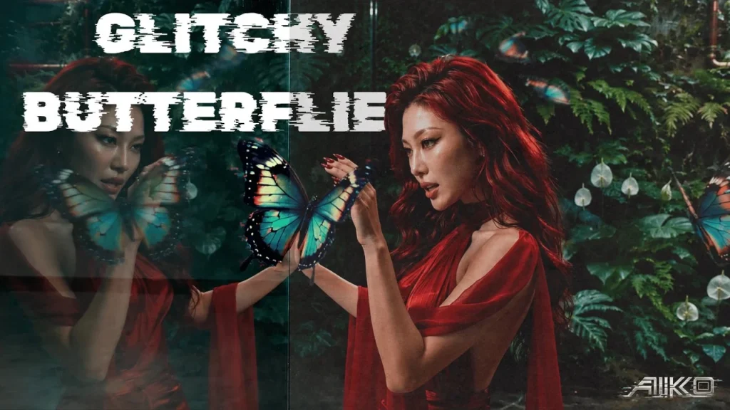 Music video thumbnail for Glitchy Butterflies